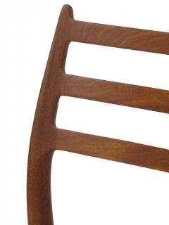 Six JL Moller Model 62 78 Carver Dining Chairs in Teak and Papercord - 918122