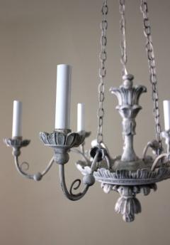 Six Light Painted Chandelier - 3269827
