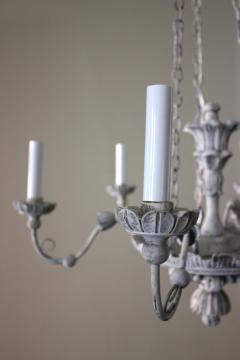 Six Light Painted Chandelier - 3269828