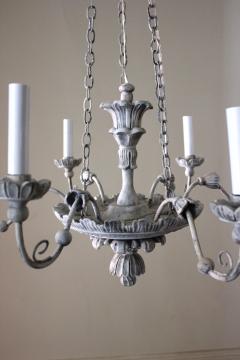 Six Light Painted Chandelier - 3269831