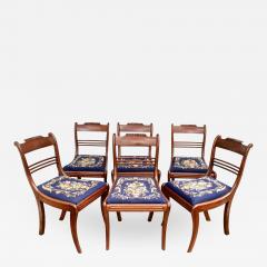 Six Philadelphia Klismos Dining Chairs - 1465501