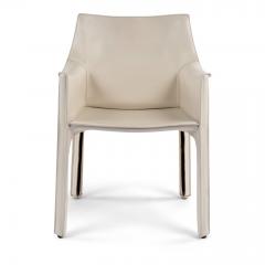 Six White Mario Bellini Cab 413 Armchairs - 1553544