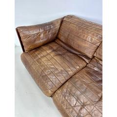 Skipper Mobler 1970s Skipper Mobler Leather and Rosewood Sofa - 4447367