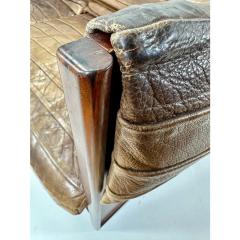 Skipper Mobler 1970s Skipper Mobler Leather and Rosewood Sofa - 4447373