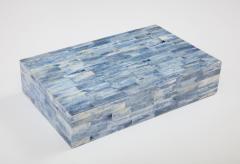 Sky Blue Bone Decorative Box - 2741532