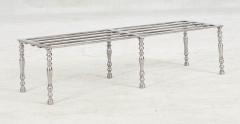 Slatted Six Leg Steel Luggage Stand - 3790748