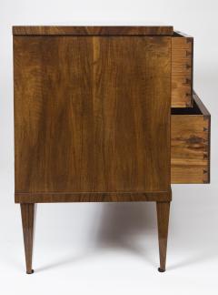 Sleek Biedermeier Two Drawer Walnut Chest - 2643090