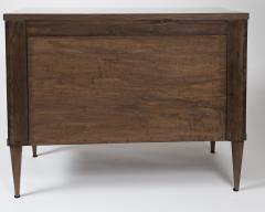 Sleek Biedermeier Two Drawer Walnut Chest - 2643094