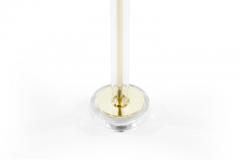 Sleek Glass and Brass Table Lamp - 934590