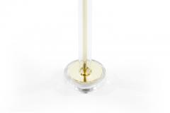 Sleek Glass and Brass Table Lamp - 934590