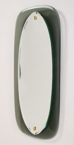 Slim Colored Glass Mirror Italy 1960s - 4517804