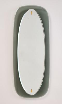 Slim Colored Glass Mirror Italy 1960s - 4517806