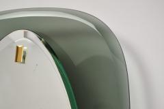 Slim Colored Glass Mirror Italy 1960s - 4517807