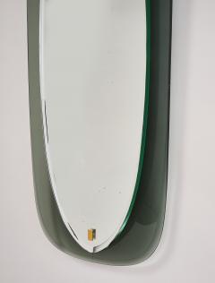 Slim Colored Glass Mirror Italy 1960s - 4517809