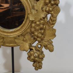 Small 18 19th Century French Giltwood Mirror With Grapes - 4108468