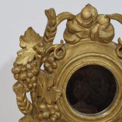 Small 18 19th Century French Giltwood Mirror With Grapes - 4108469