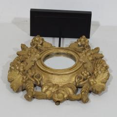 Small 18 19th Century French Giltwood Mirror With Grapes - 4108473