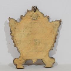 Small 18th Century Italian Handcarved Silver Gilt Baroque Mirror - 4108502