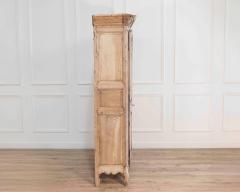 Small 18th Century Louis XV Period Curved Cabinet in Bleached Oak France - 4481012