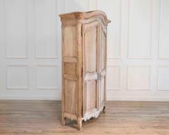 Small 18th Century Louis XV Period Curved Cabinet in Bleached Oak France - 4481025