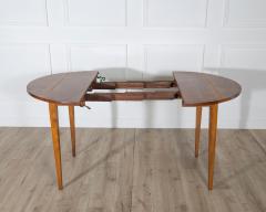 Small 19th Century French Walnut Extension Dining Table with One Leaf - 4282405