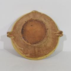 Small 19th Century French Yellow Glazed Terracotta Dairy Bowl or Tian - 4115997