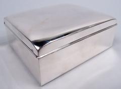 Small American Midcentury Modern Sterling Silver Box - 4337358