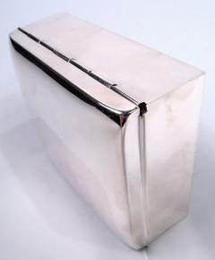 Small American Midcentury Modern Sterling Silver Box - 4337384
