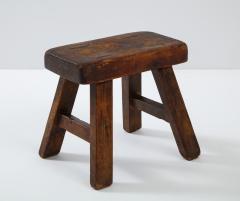 Small American Milk Stool Elm Vermont - 1698061