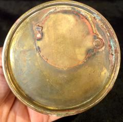 Small Antique Brass Ships Wheel Tabletop Cigar Cutter circa 1920 Tobacco - 2948678