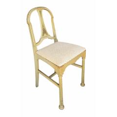 Small Antique French Painted Side Chair - 4541906