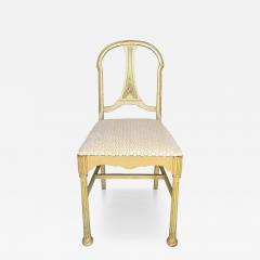 Small Antique French Painted Side Chair - 4545508