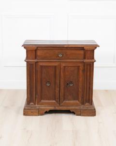 Small Antique Solid Wood Sideboard From The 18th Century Tuscany - 4593568