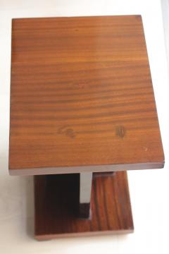 Small Art Deco Side Table Walnut Veneer France circa 1930 - 1021339