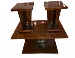 Small Art Deco Side Table Walnut Veneer France circa 1930 - 1021412