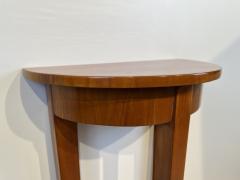 Small Biedermeier Demi Lune Console Table Cherry Wood South Germany circa 1830 - 3429174