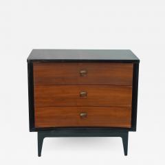 Small Black and Wood Dresser - 1873423