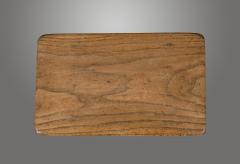 Small Boarded Elm 18th Century Stool of Trestle Design - 1674909