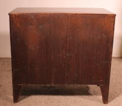 Small Bowfront Mahogany Chest Of Drawers Regency Period - 3683611