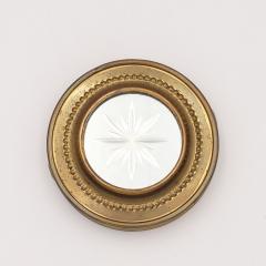 Small Brass Framed Mirror England circa 1870 - 3680115