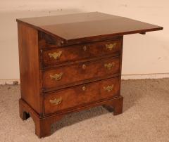 Small Chest Of Drawers In Walnut Called Bachelor Chest From The 19th Century - 2987945