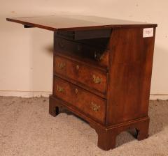 Small Chest Of Drawers In Walnut Called Bachelor Chest From The 19th Century - 2987949