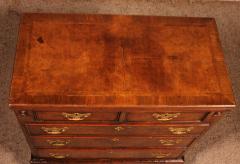 Small Chest Of Drawers In Walnut Called Bachelor Chest From The 19th Century - 2987951