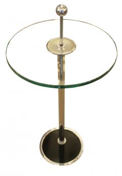 Small Chrome Side Table Italy 1970s - 160160