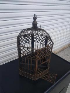 Small Decorative Metal Bird Cage - 3747572