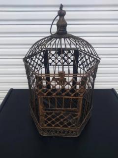 Small Decorative Metal Bird Cage - 3747576