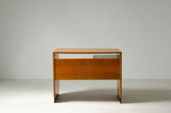 Small Desk in light oak with drawers Italy 1940s - 2188979