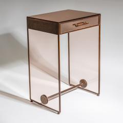 Small Desk with Glass Sides Italy Mid 20th Century - 4542284