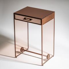 Small Desk with Glass Sides Italy Mid 20th Century - 4542287