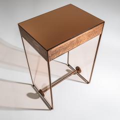 Small Desk with Glass Sides Italy Mid 20th Century - 4542288